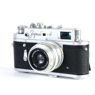 ^ussr Zorki - 4 50th Anniversary Rangefinder Camera W/industar - 50 3.  5 50mm Lens