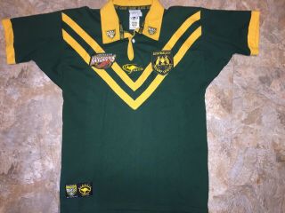 Vintage Arl Classic Australia Rugby League Kangaroos Jersey Men’s Size L 44
