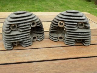 Vintage Villiers 2t Alloy Cylinder Heads