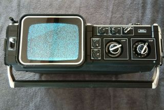 Vintage Sears Go - Anywhere 5 - Inch Portable Tv And Radio Model 564.  50382900