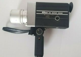 Nikon 8x Zoom 8mm Cine Movie Film Camera From Japan