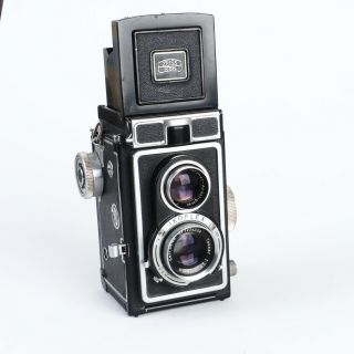 ^zeiss Ikon Ikoflex 6x6 Tlr Camera W/ Tessar F3.  5 75mm Lens [fpr]