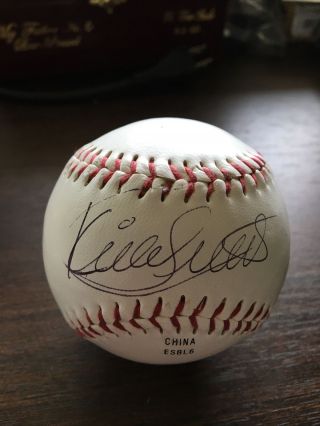 Kirby Puckett Signed Autographed Baseball W/coa Twins Auto