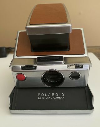 Polaroid SX - 70 Land Camera with accessories,  case,  film etc (9) 3