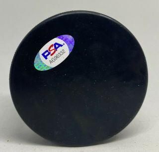 Jim Craig Signed 1980 USA Olympic Hockey Team Puck PSA/DNA Miracle on Ice 2