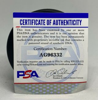 Jim Craig Signed 1980 USA Olympic Hockey Team Puck PSA/DNA Miracle on Ice 3