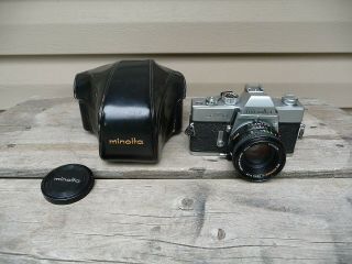Minolta Srt - 101 With 50mm F1.  7 Minolta Rokkor Lens