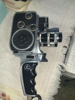 Bolex Paillard D8l 8mm Camera With Pistol Grip