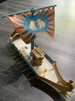 1963 Remco Big Caesar Roman Warship Antique Vintage Toy (non -)