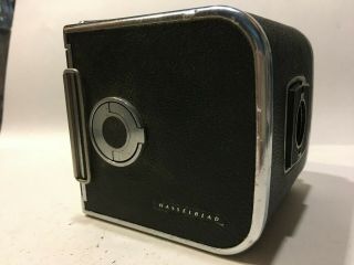Hasselblad Camera Film Back Sweden Roll Film Back V System Vintage Chrome Bonus