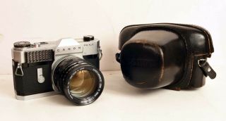 Canonflex Rm Slr Film Camera With Canomatic R 58mm F:1.  2 Lens