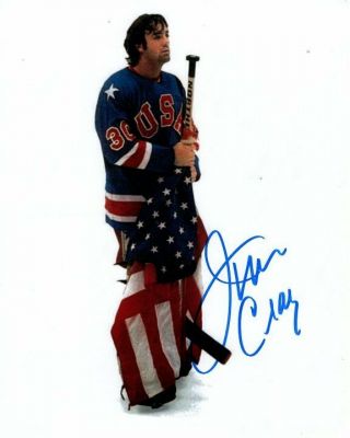 Jim Craig Signed Autographed Usa Olympic Hockey Photo