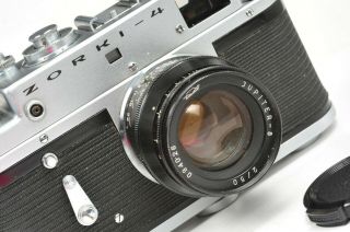 Zorki 4 Rangefinder Camera Jupiter 8,  Based On Leica,  After Cla,  From 1970