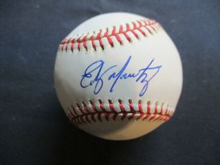 Edgar Martinez Seattle Mariners Auto Signed Rawlings Al Gene Budig Baseball