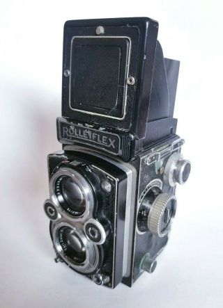 Rolleiflex 3.  5 Tessar Camera120 Medium Format Tlr 75mm Germany 50s