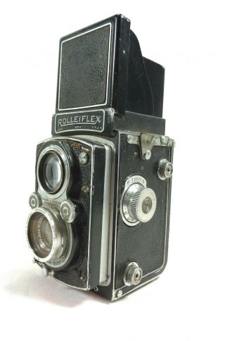 Rolleiflex Tlr Camera With 75mm 3.  5 Tessar Parts