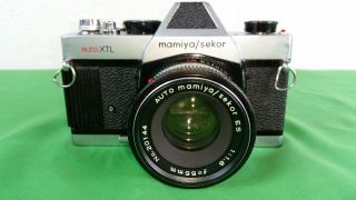 MAMIYA/Sekor auto XTL SLR Camera with ES 1:1.  8 f=55mm Lens 2