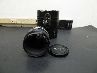 Nikon Micro - Nikkor 55mm 1:2.  8 Lens W/case