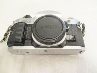 Vtg Canon Ae - 1 Program 35mm Slr Film Camera Body Parts Only Cap Japan