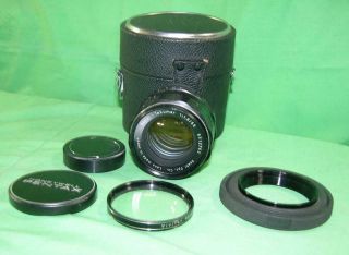 Asahi Pentax Takumar 1:1.  8 55mm Lens - 42mm Screw Mount - 49mm Uv Fltr - Case