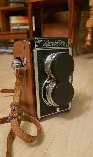 Rechoflex Vintage 1950s 35mm Twin Lens Reflex Camera,