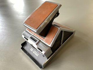 Polaroid Land Camera SX - 70 With Leather Case Vintage 2