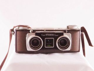 Kodak Stereo Camera Kodak Anaston F/3.  5 Lens 35mm With Case Film