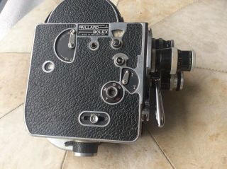 Vintage Paillard Bolex Made In Switzerland Movie Camera