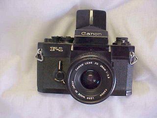 " Canon F - 1 - Speed Finder - 35 Mm Camera