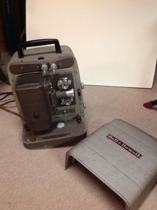 Vintage Bell & Howell Movie Projector Model 253ax,  U.  S.  A.