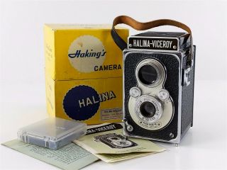 Halina - Viceroy Vintage Tlr Camera Hakings Reflex 1:3.  5/8cm Lens