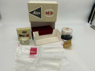 Box For Leica M3 - Viewfinder Box - Lens Case Clear - Plastic Bag