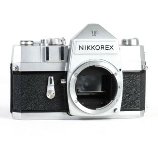 • Nikon Nikkorex F 35mm Slr Film Camera - Body Only,  Chrome/black