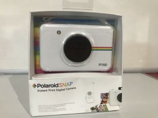 Polaroid Snap Touch Instant Print Digital Camera With Lcd Display - White