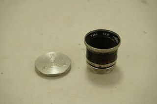 Kern - Paillard Yvar 1:2.  8 F=16mm Ar C Mount Lens For Bolex H Movie Camera