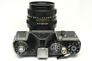 Zenit EM SLR 35mm film camera w/ Helios 44M 58mm f/2 lens 3