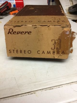 Revere Stereo 33 Synchro Prontor / 35mm F/3.  5 Vintage Camera