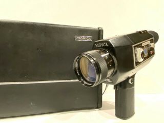 Yashica - 800 Electro Electronic 8 Movie Camera W/ Case -