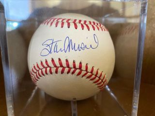 Cardinals Hall Of Famer Stan Musial Signed Baseball -