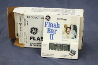 12 Qty.  Ge Flashbar Ii For Polaroid Camera Old Stock