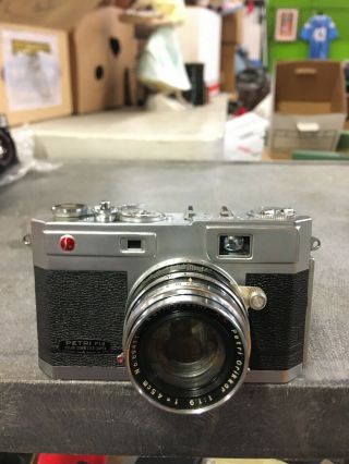 Petri F1.  9 Rangefinder Camera With Kuribayashi A.  C.  Orikkor 1:1.  9 F=4.  5cm Lens