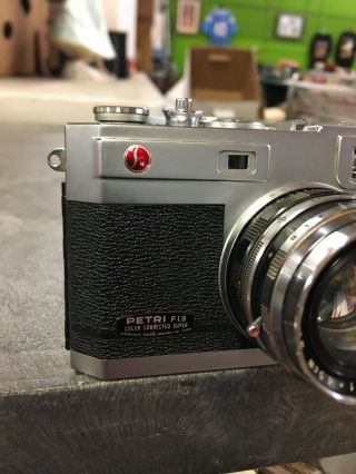 Petri F1.  9 Rangefinder Camera With Kuribayashi A.  C.  Orikkor 1:1.  9 f=4.  5cm Lens 3