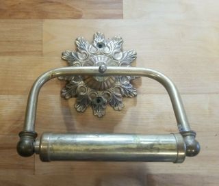 Vintage Brass Toilet Paper Holder Wall Mounted