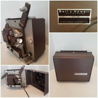 Bell & Howell Autoload 356a 8 Movie/film Projector 8mm Lamp And Motor Work