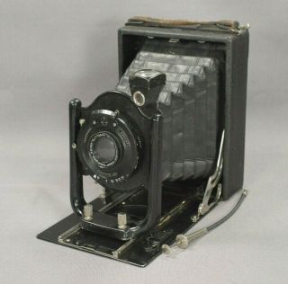 Ernemann HEAG III (1925 - 26),  9x12cm,  Ernar Doppel 13.  5cm f6.  3,  w/6 Film Holders 2