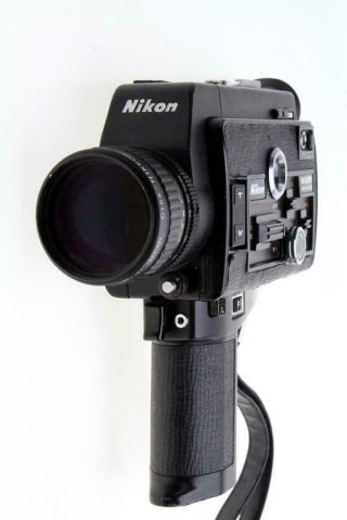 Nikon R8 8 Movie Camera With Cine Nikkor 7.  5 - 60/1.  8 Lens With Macro