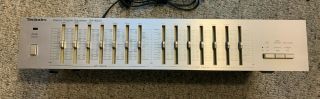 Vintage Technics Sh - 8025 7 Band Stereo Graphic Equalizer