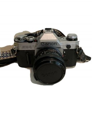 Vintage Canon Ae - 1 Film Camera W/ Lens