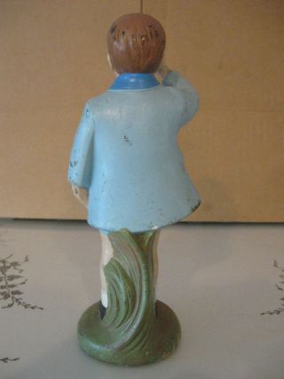 Vintage Young John F Kennedy Jr Salute At JFK Funeral Ceramic Figurine 3