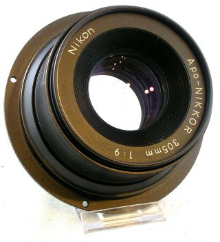 Nikon Apo - Nikkor 305mm 1:9 Lens W/front And Back Caps
